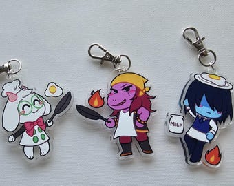 DeltaRune acrylic charm