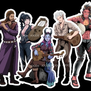 Baldur's gate 3 instrument sticker / Decal / Magnet