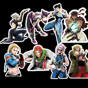 Street Fighter Z Sticker Pack (includes All 3 Stickers) – King of the Pin