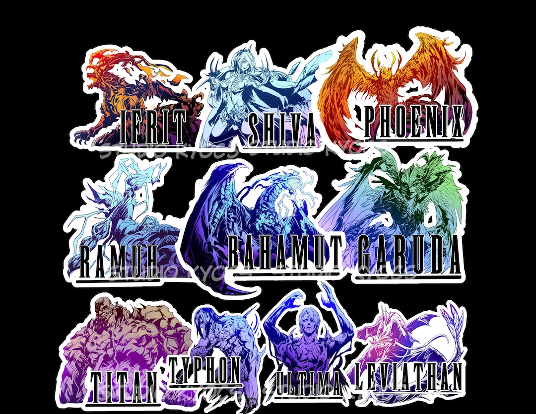Final Fantasy 16 Eikons Sticker / Magnet / Decal - Etsy