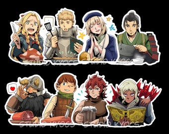 delicious in dungeon sticker / magnet / decal