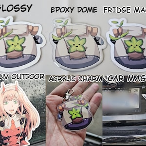 souls borne sticker / magnet / decal / acrylic charm image 2