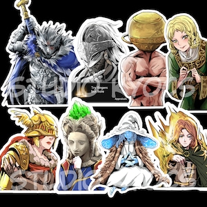 elden ring stickers / magnet / decal / acrylic charm
