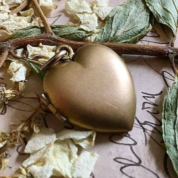 Antique Victorian Edwardian Gold Filled Heart Lock