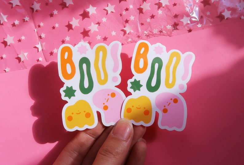 Boo Ghosties Vinyl Stickers image 3