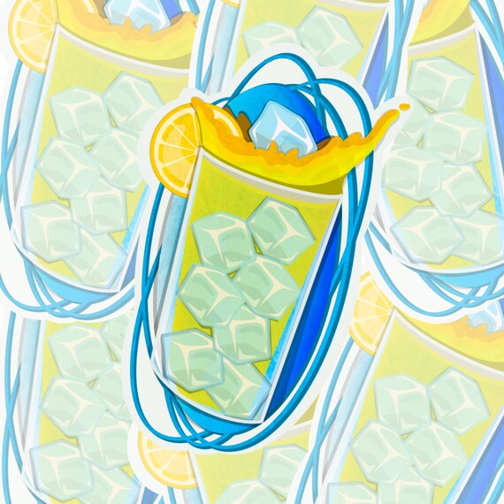 Lemonade Vinyl Sticker Etsy