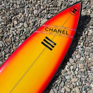 Chanel One of a kind EvolutionSurf surfboard fashion memorabilia Very Rare image 7