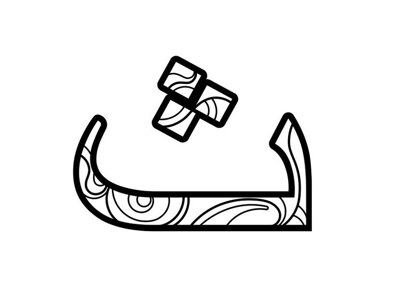 Digital Vector Design Arabic Letters Stylized Alphabet - Etsy