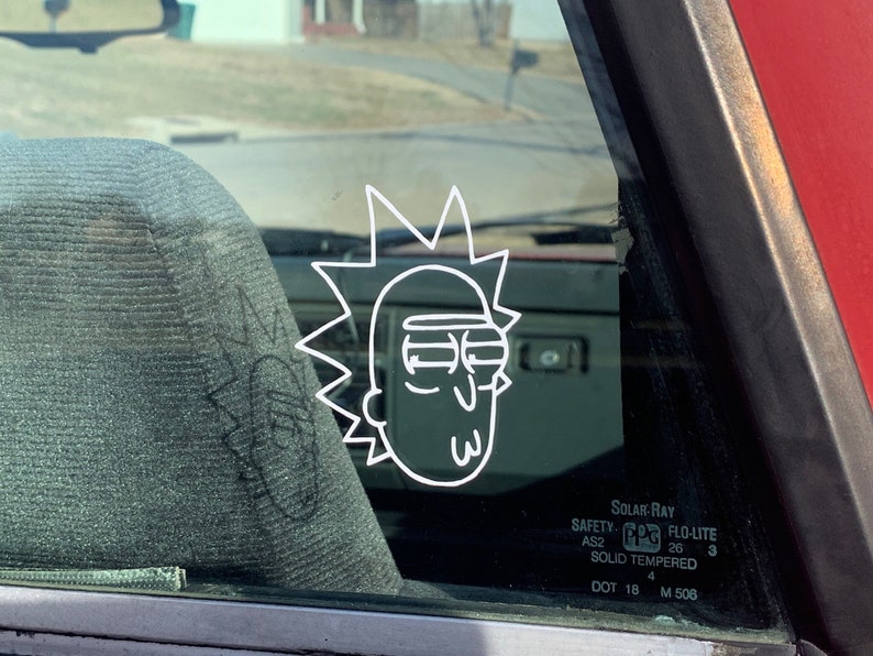 Rick And Morty Vinyl Decal Sticker Image 0 1