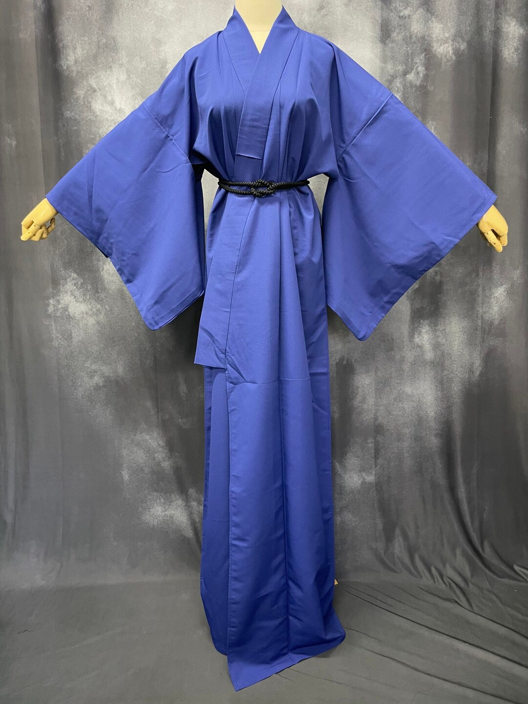 Japanese Vintage Blue Kimono/unisex Kimono/japanese Etsy
