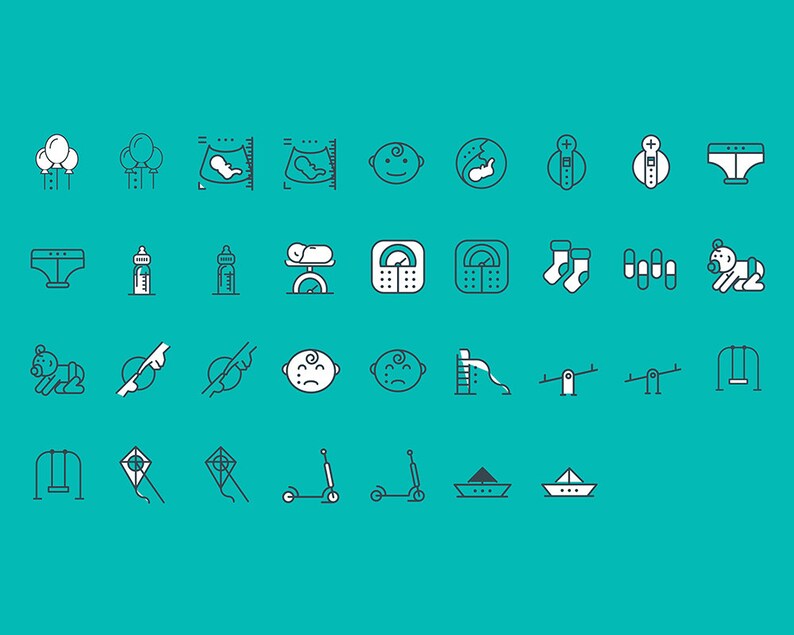 36 Instagram Story Highlights Icons Family Icons Social Media Etsy