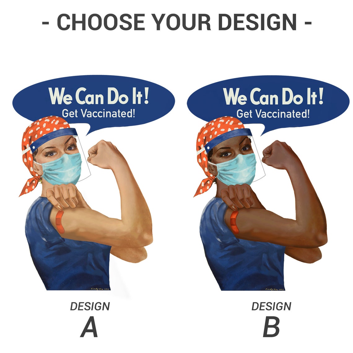 identify as vaccinated tshirt
