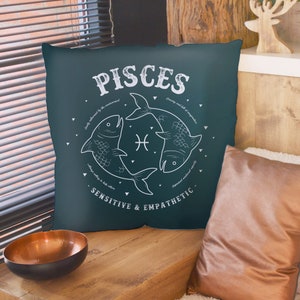 Zodiac Star cushion, zodiac sign pillow, Astrology Gift, Birthday Keepsake, Horoscope gift idea, original zodiac signs, zodiac pillow cover image 7