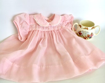 light pink baby dress