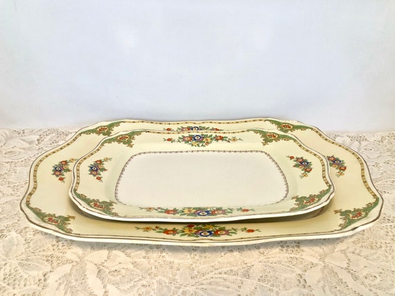 J & G Meakin Sol 391413 the Selwyn Serving Platter Set / Gilded