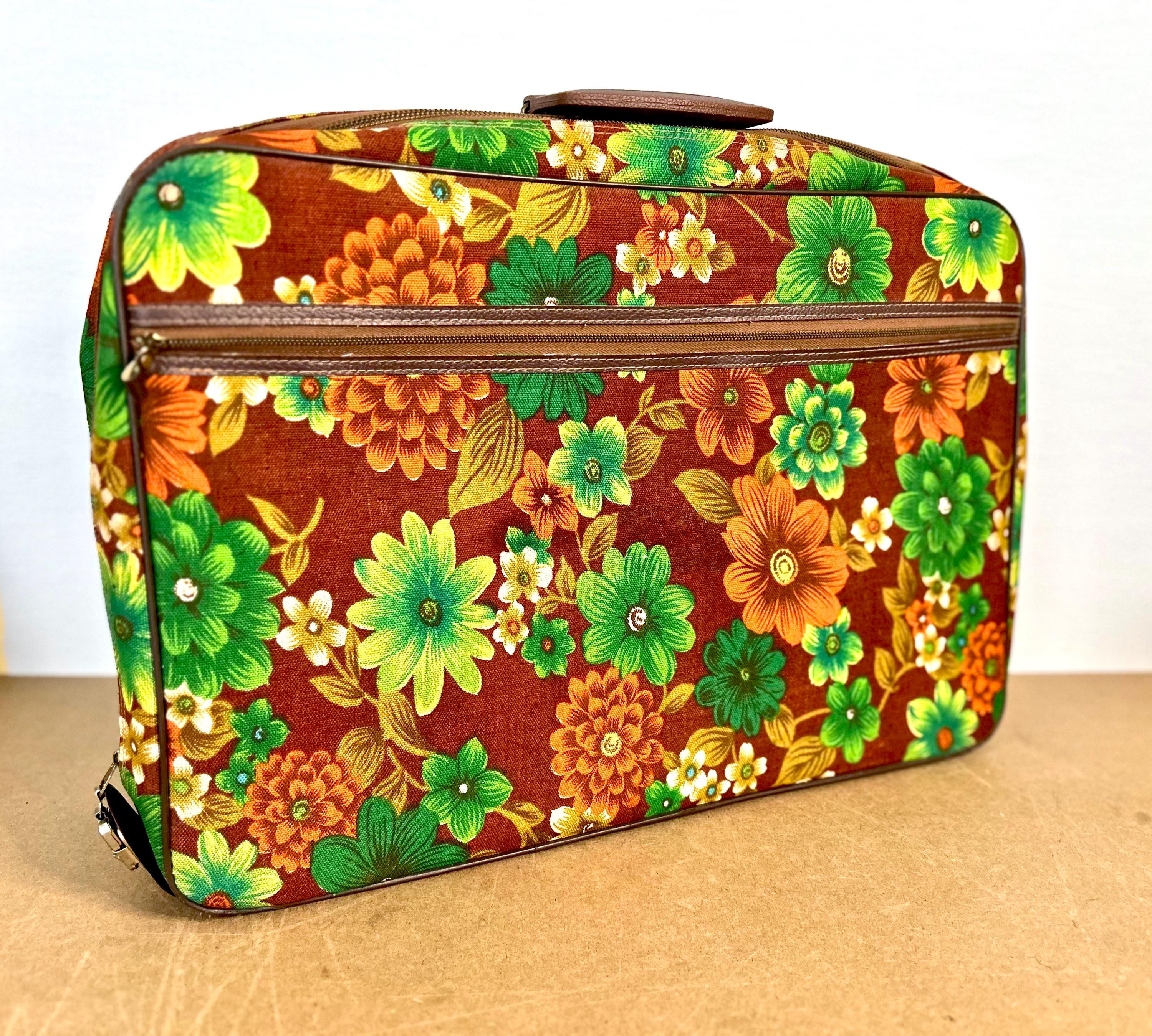 vintage】ペイズリー Japan 【1970s トラベルバッグ Etsy - Suitcase Japan 1960s カバン アンティーク雑貨