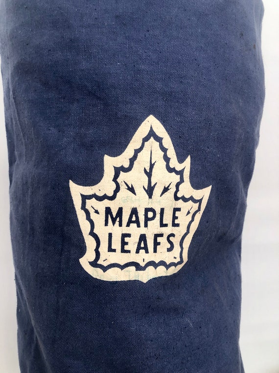 Toronto Maple Leafs Canvas Duffle Bag / Maple Leafs Hockey Equipment Bag  With Logo / Leafs Nation / Toronto Maple Leafs / NHL Collectible -   Canada