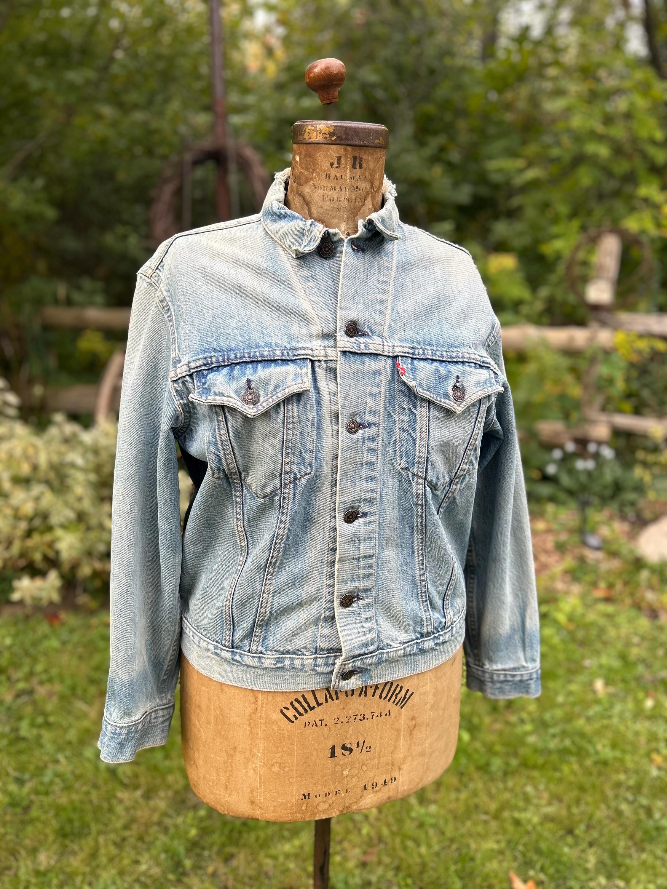 Vintage Levis Jacket Red - Etsy