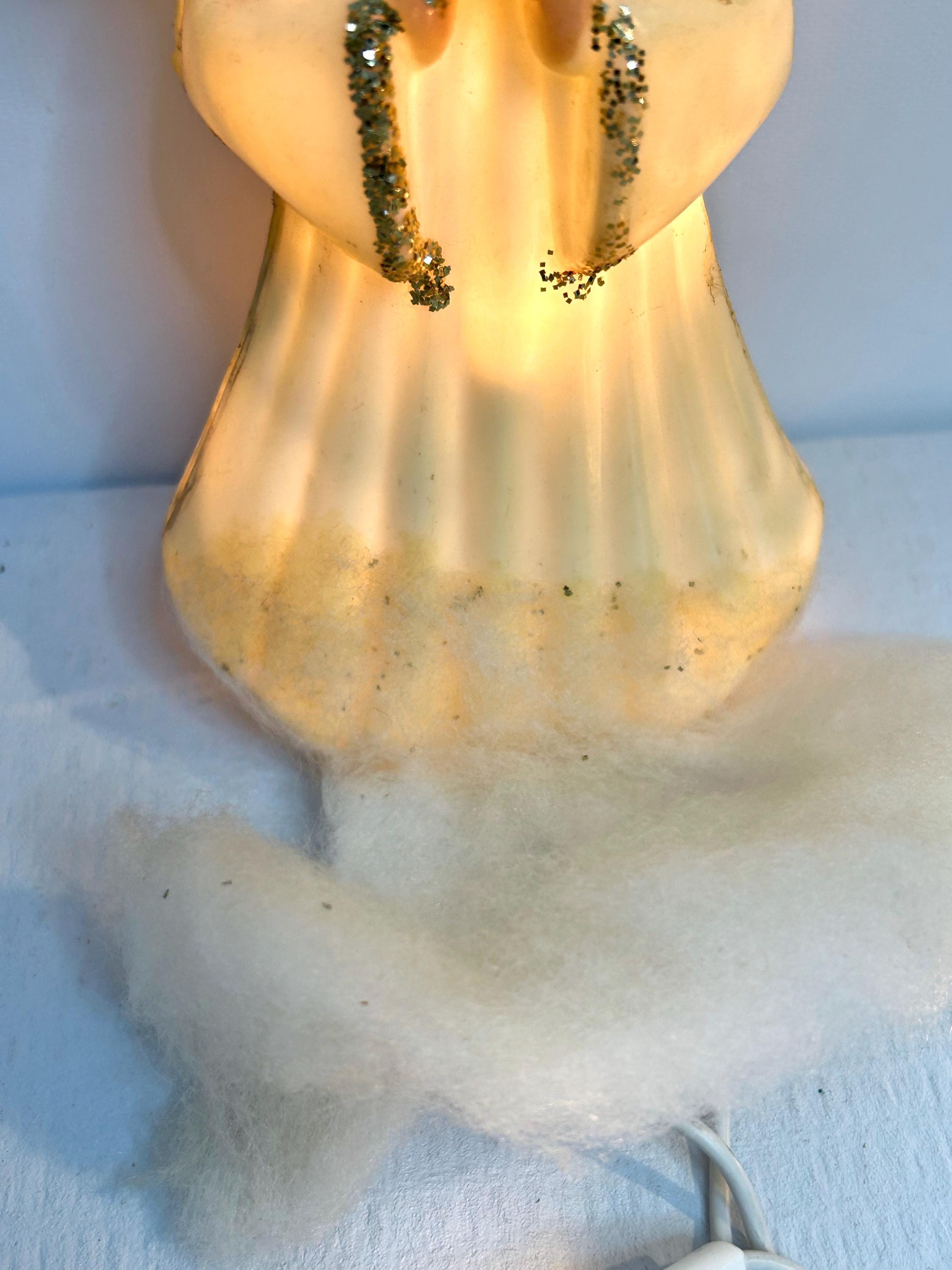 Doubl-glo Angel Tree Top With Original Box / Mid-century Christmas