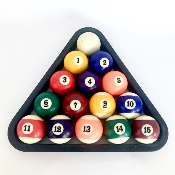 Vintage Pool Balls Etsy