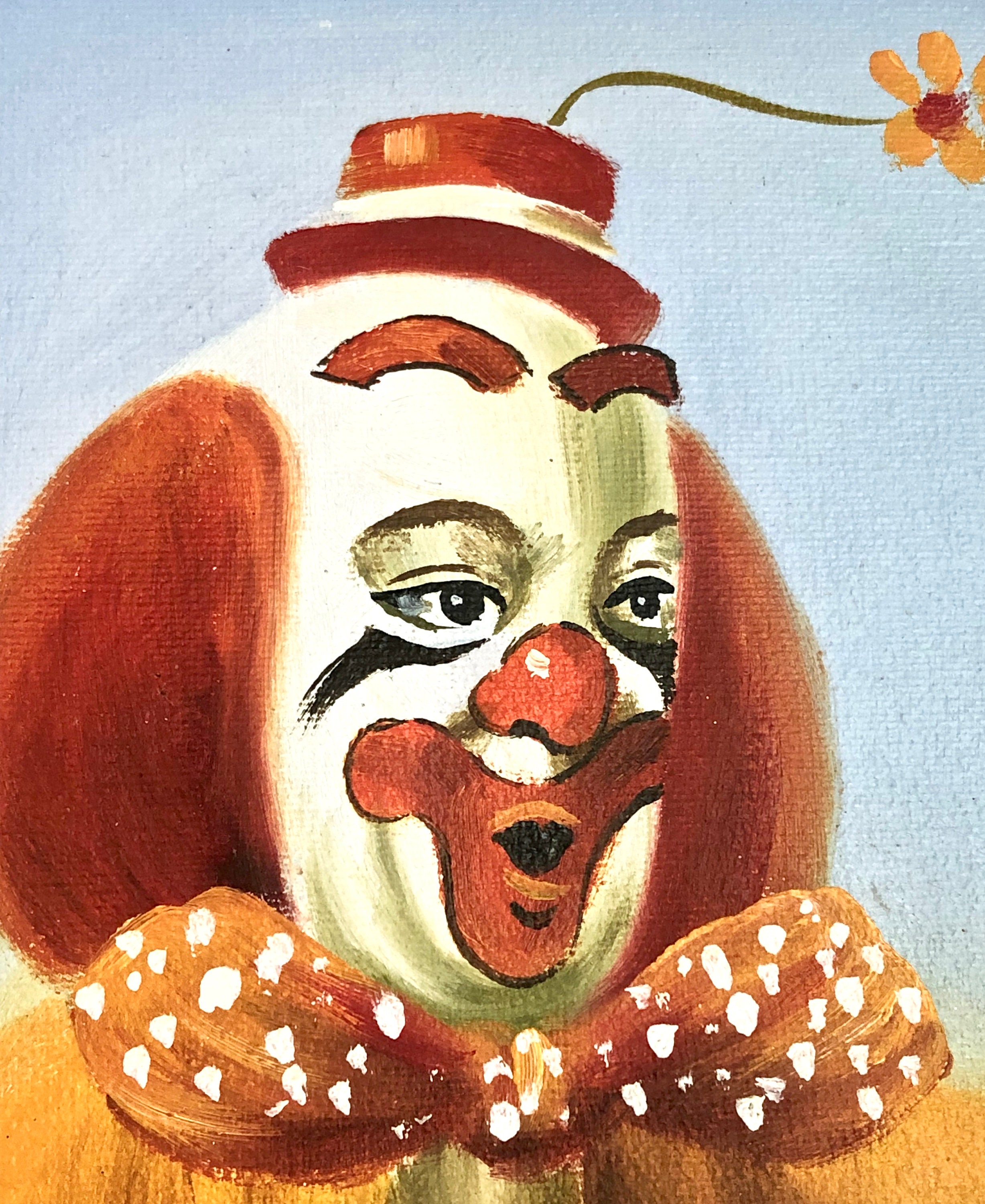 抽象的なピエロの油彩画 楽天市場】ピエロ（油彩画｜絵画）：アート・美術品・骨董品・民芸品