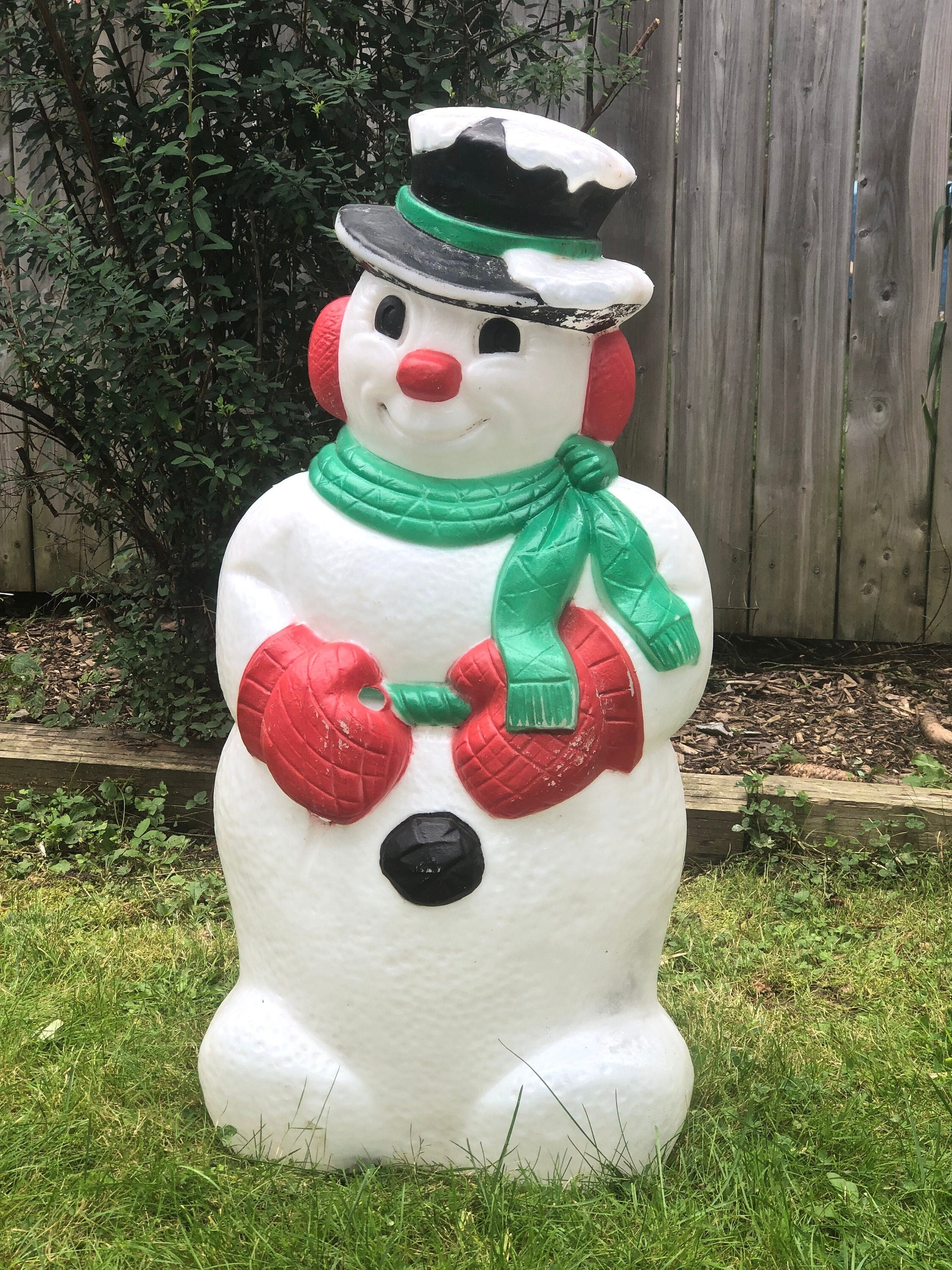 hard plastic christmas outdoor decorations