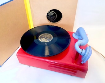Vintage Superman Record Player 1978 Dejay Brand .model SP-19 Super