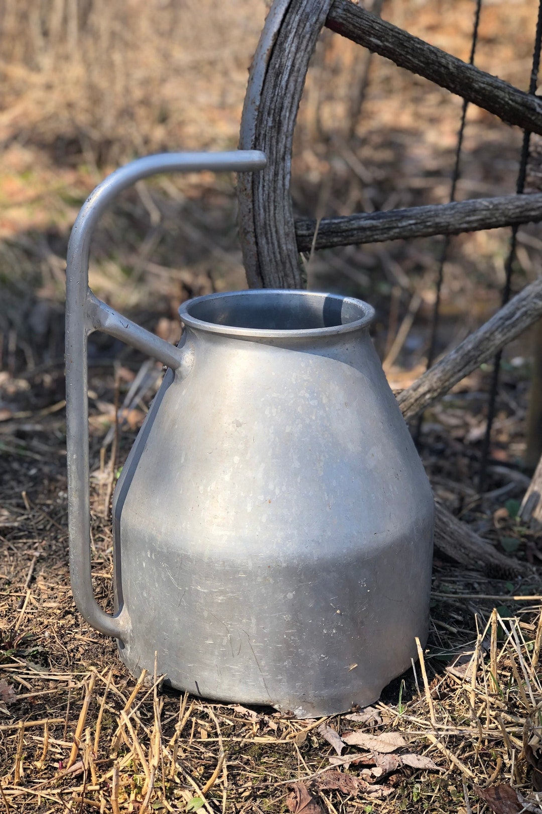 Vintage Tacuco Wear-ever Aluminum Milk Can / Milking Kettle