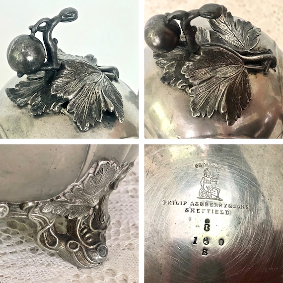 アンティーク雑貨 FINE BRITISH CLOTH 1800s Antique Britannia Pewter Philip Ashberry & Sons Coffee Pot