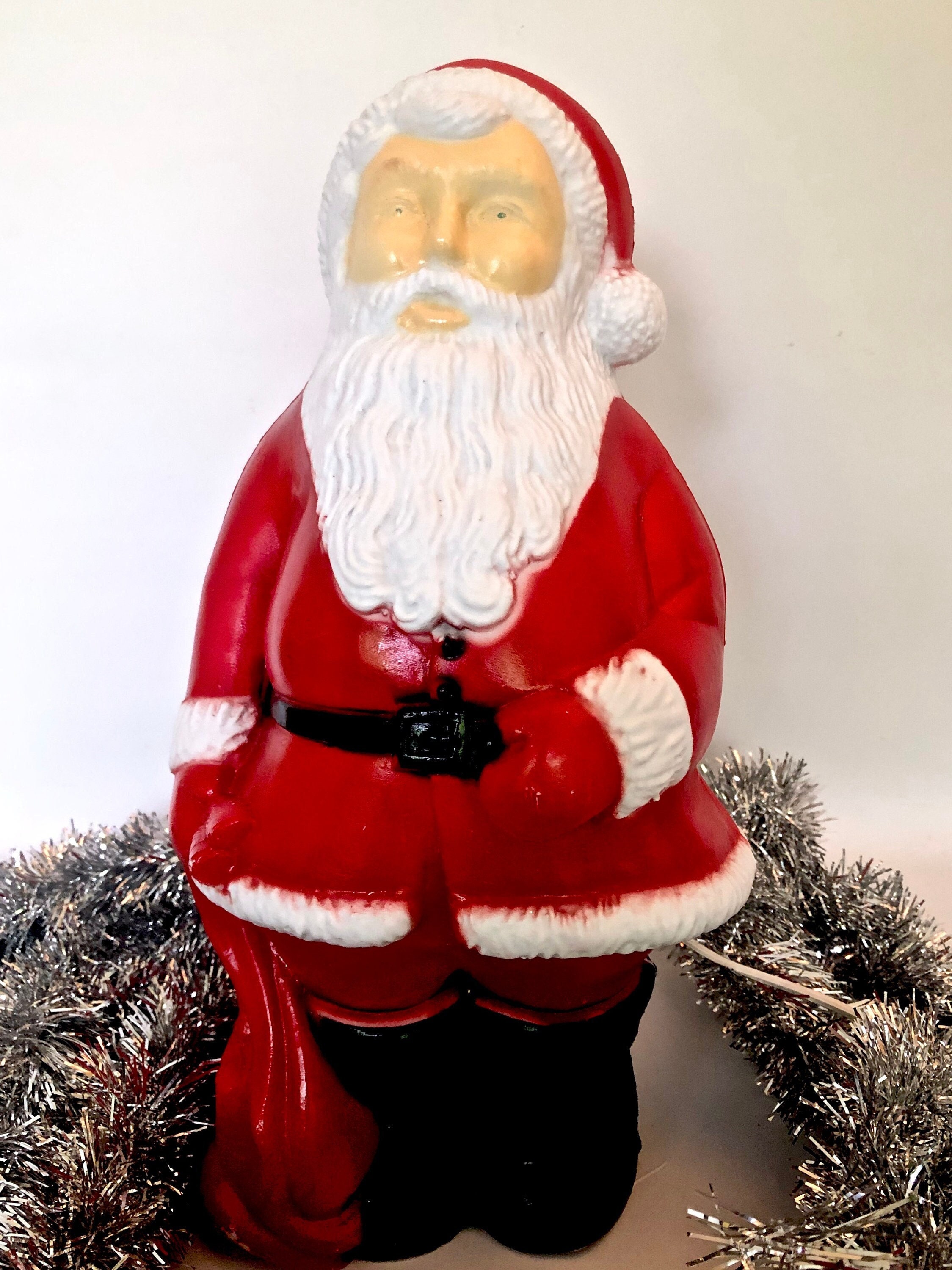 Table Top Blow Mold Santa / TPI Santa Blow Mold With Light / 13.5