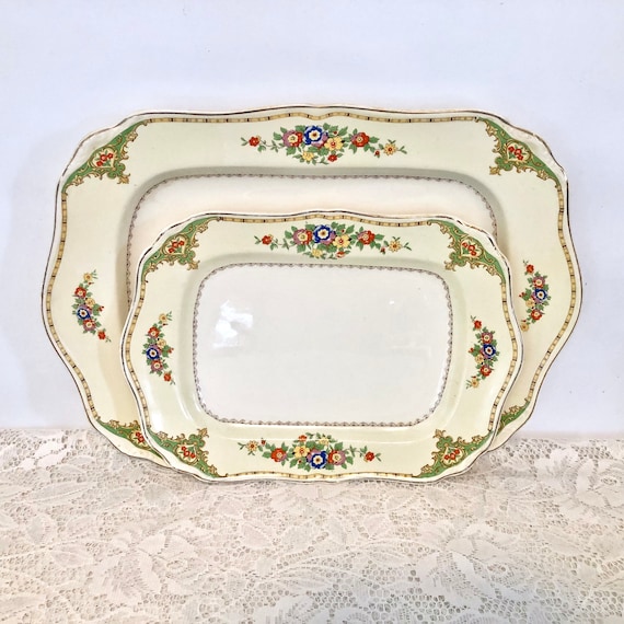 J & G Meakin Sol 391413 the Selwyn Serving Platter Set / Gilded