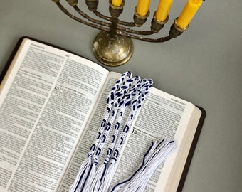 Tzitzit, Tassel, Quasten, Jewish Prayer Tassels, Geschenk für Frauen, Geschenk für Kinder, kurze Tzitzit