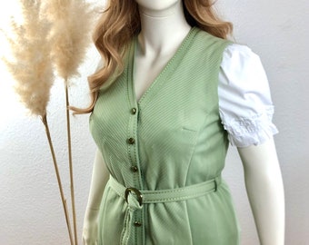 Vintage ärmelloses Kleid 70er/80er Gr. 50-52/US 18-20