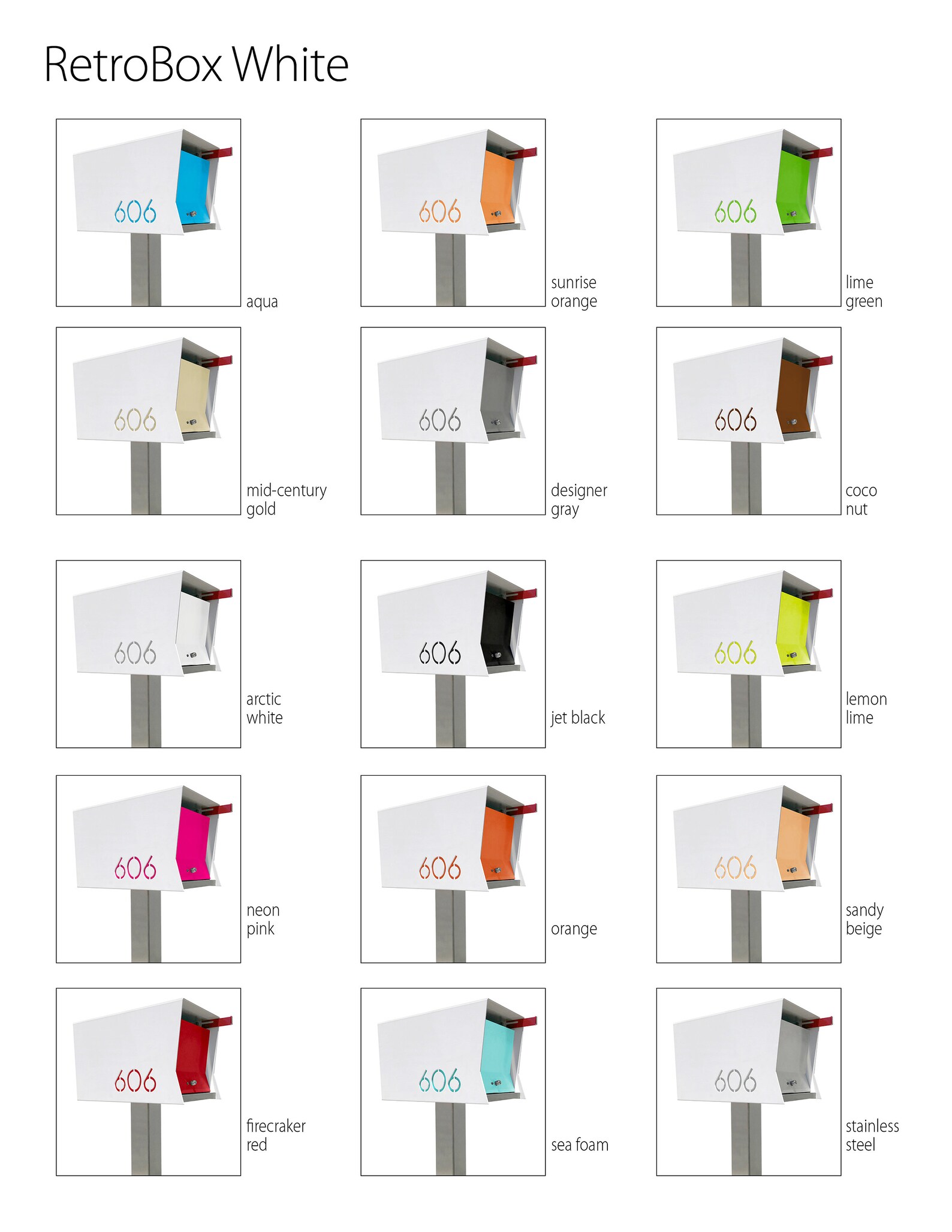 Retrobox in WHITE: is a Midcentury Modern Contemporary Retro Designed ...