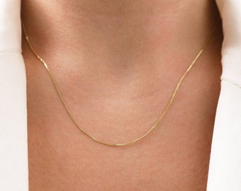 9 Karat Gold Panzerkette 1,0 Mm 16 "18" 20" Fein Diamantschliff Link-Halskette Anhänger Kette