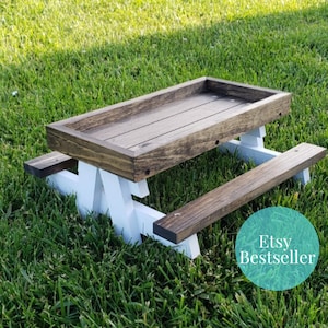 The Original Farmhouse Style Chicknic Table -Chicken Picnic Table -Chicken Coop Accessories - Father's Day Gift  *Over 700 5 STAR Reviews!*