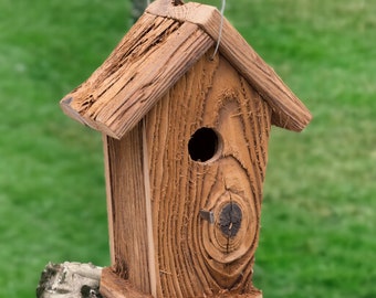 The Corncrib Birdhouse, Amish hecho, Birdhouse, Animal birdhouse, Decoración del patio, Regalo, Idea de regalo, regalo del día de la madre, Regalo de amante de las mascotas, Amante de la naturaleza.