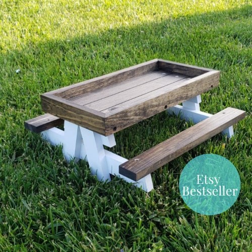 The Original Farmhouse Style Chicknic Table -Chicken Picnic Table -Chicken Coop Accessories - Father's Day Gift  *Over 700 5 STAR Reviews!*