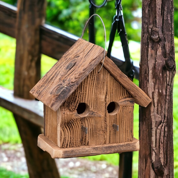 The Condo Birdhouse, Amish made, Birdhouse, Animal birdhouse, Yard decor, Gift, Gift idea, mother day gift, Pet lover gift, Nature lover.