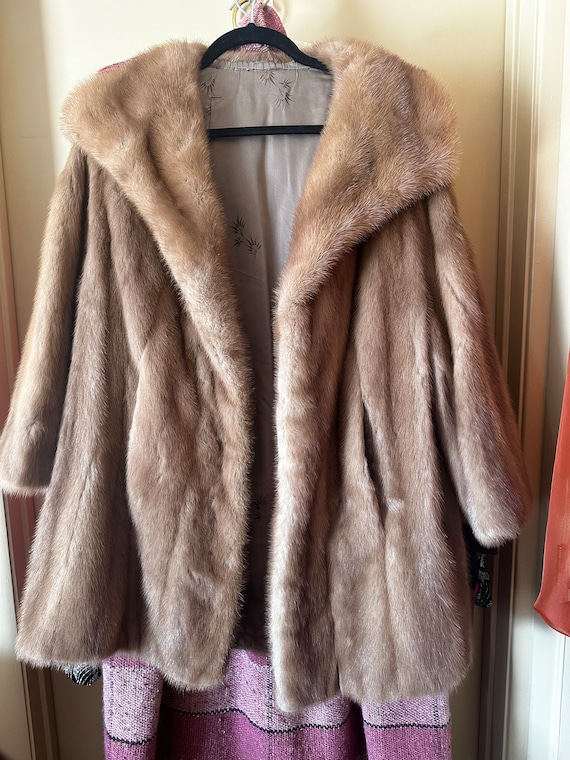 Classic Light Brown Mink Coat