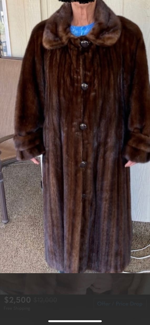 Stunning Full Length Mink Coat