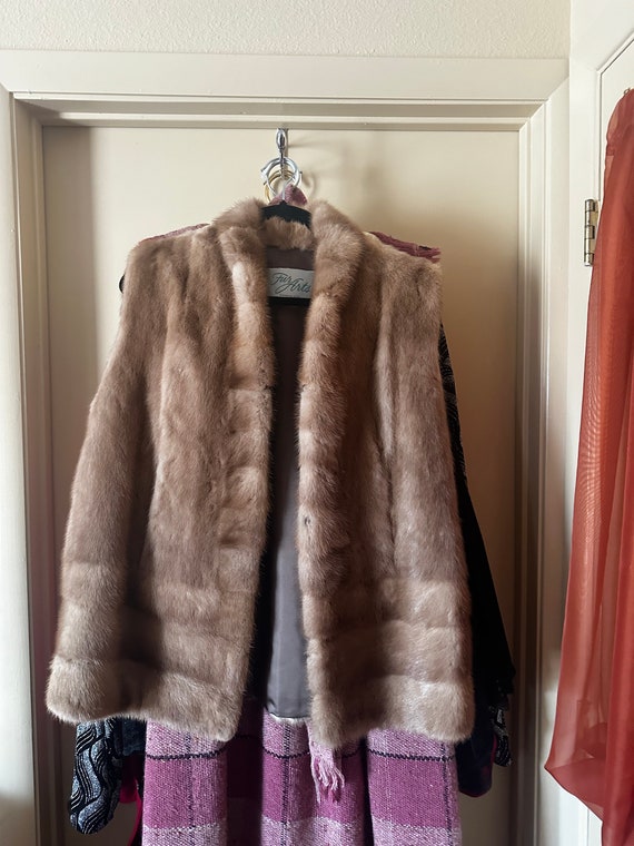 Light Brown Mink Vest