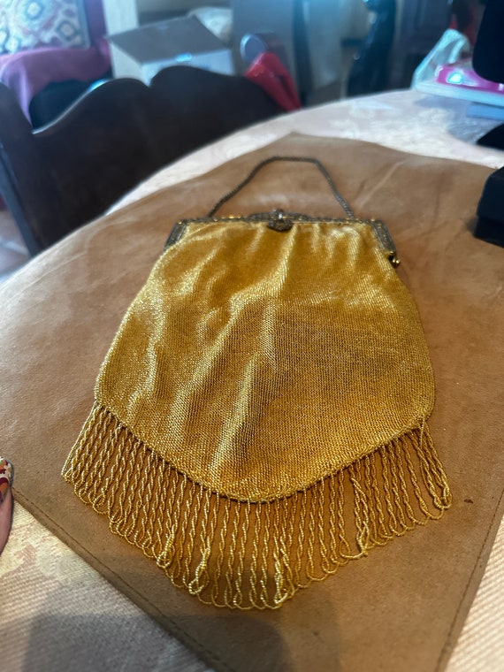 Vintage French Micro Beaded Purse