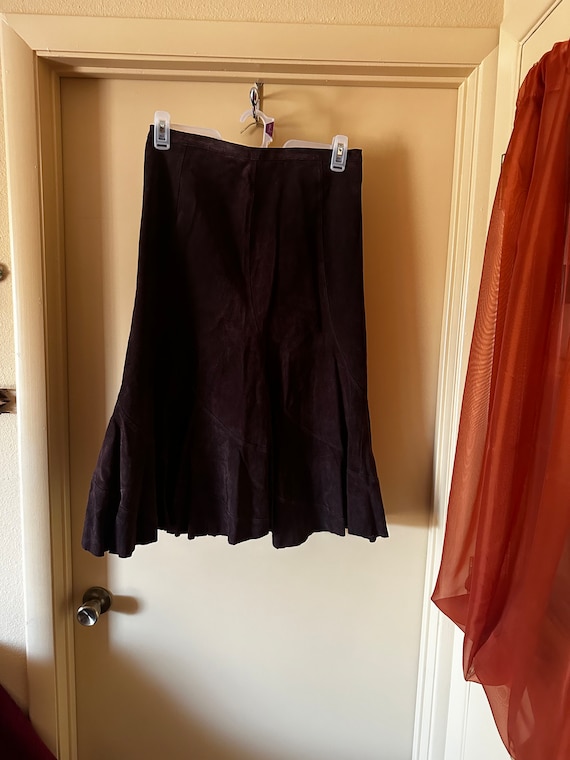 Suede Western Style Skirt