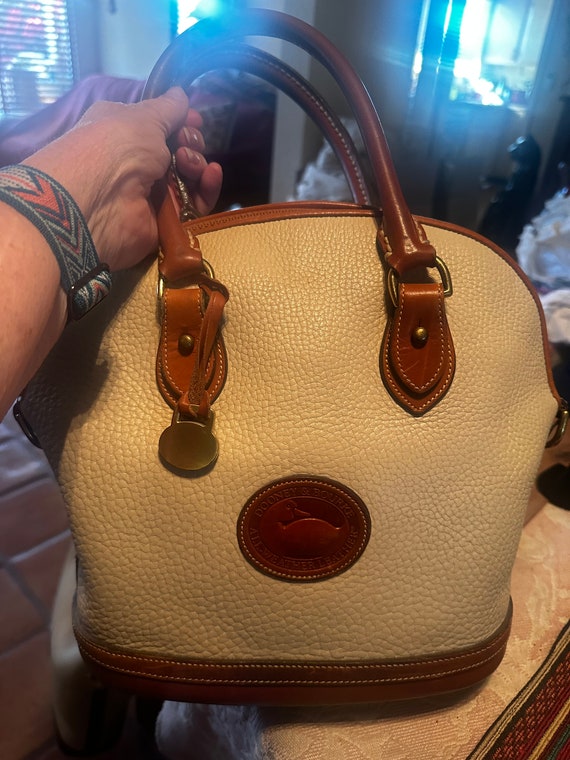 Bone and Tan Dooney & Bourke Purse