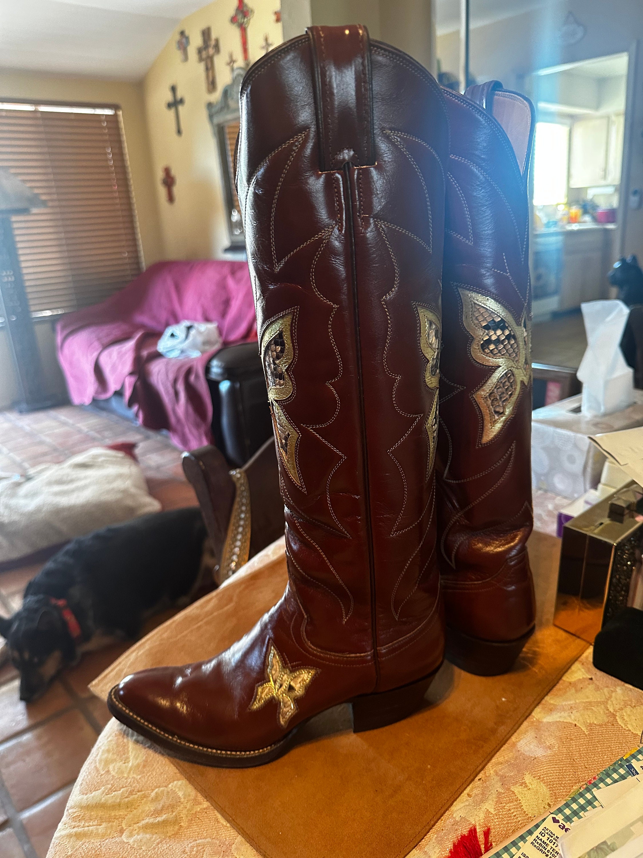 Justin tall boots deals