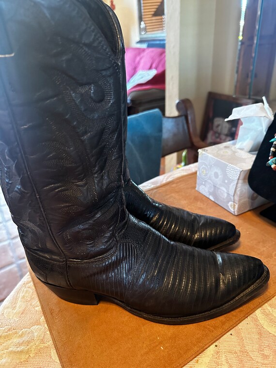 Genuine Lizard Men’s Boots by Justin Gem