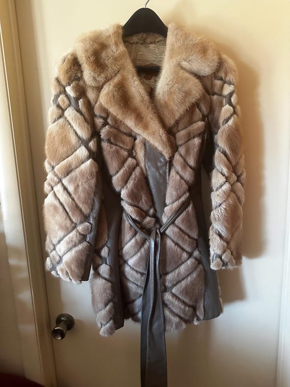 Mink leather jacket vintage - Gem Mink leather jacket vintage - Gem