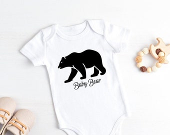 Little Baby Bear Onesies ,  Cute Baby Bear Bodysuit, Custom Baby Bear Onesie, Hipster Baby Onesie, Baby Bear Onesie, Baby shower Onesie