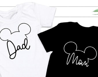 Disney Mom, Dad Brother Sister Shirt, Personalized Disney Shirts, Custom Disney Family Shirts, Mickey Dad Shirt,Disney shirt for Family